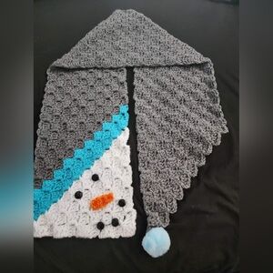 60 inch snow man scarf